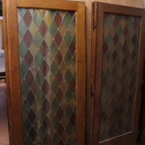 Massieve deur met glaswerk (199,5 x 85 x 5)