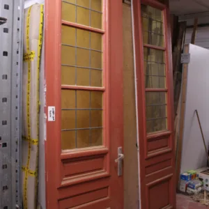 Massieve deur met glaswerk (289,3 x 77,5 x 3,5)