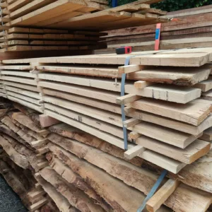 Gevierschaalde Eiken plank (360 x 12 x 2,7)